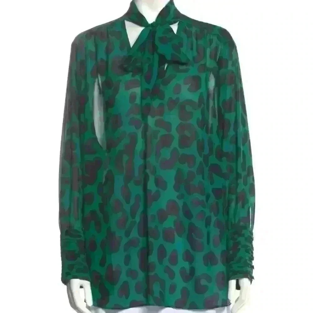 11 HONORÉ Animal Print Blouse